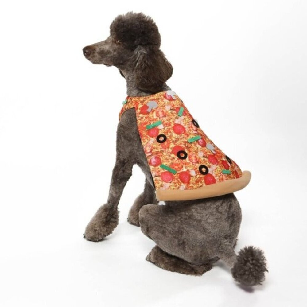 NEW Pizza Costume Pet Size Medium Dog (20-50 lbs) Halloween Vibrant Life 1 pc